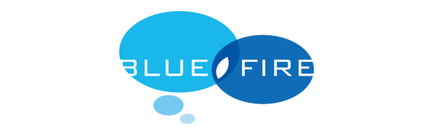 blue fire logo